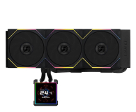 Chłodzenie wodne Lian Li HydroShift II LCD-S 360TL RGB LCD Black 3x120mm